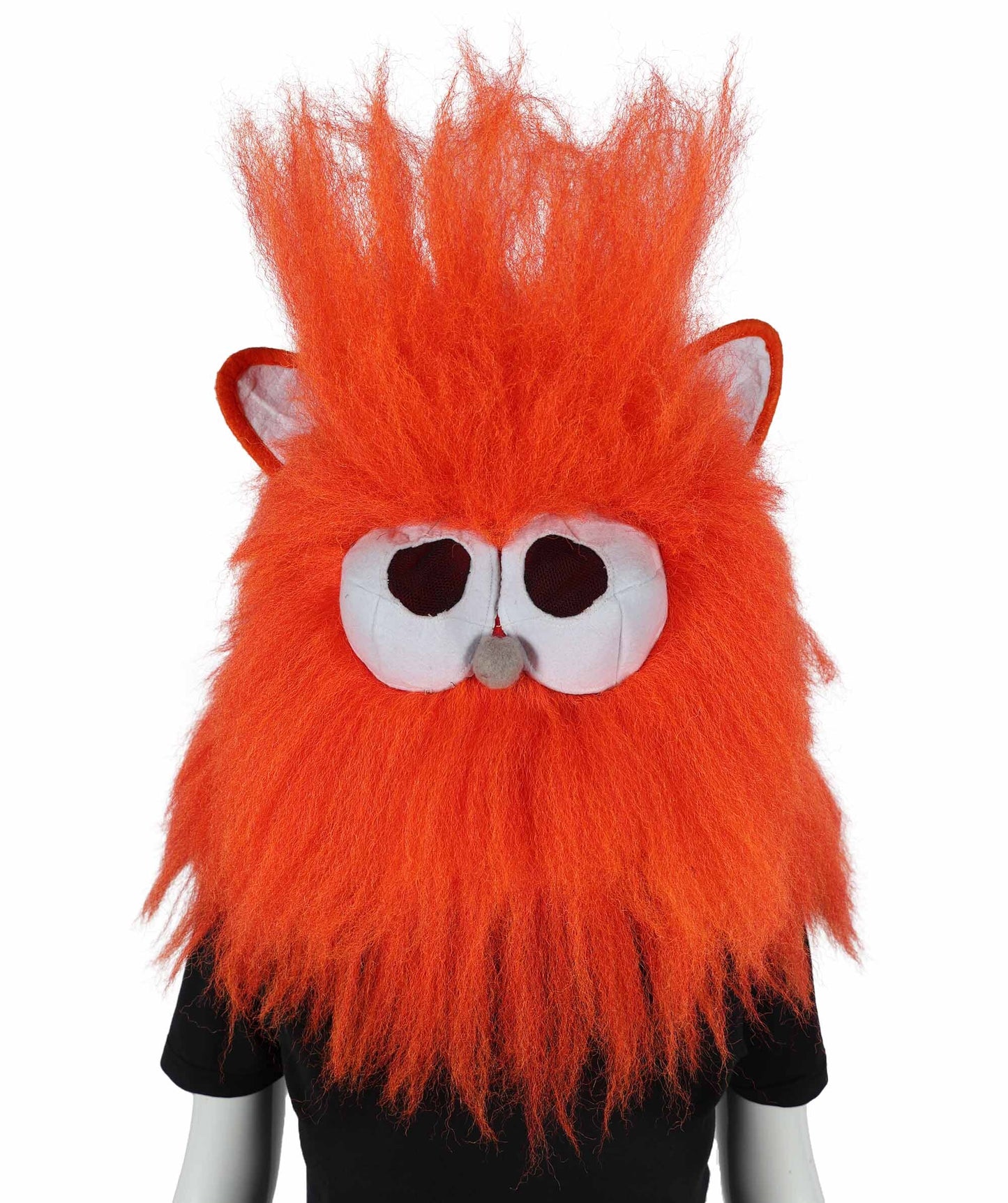 HPO Unisex Furry 71 Inch Fiery Multiple Furry Monster Costume Set with Head Mask | Perfect for Halloween| Flame-retardant Synthetic Fabric