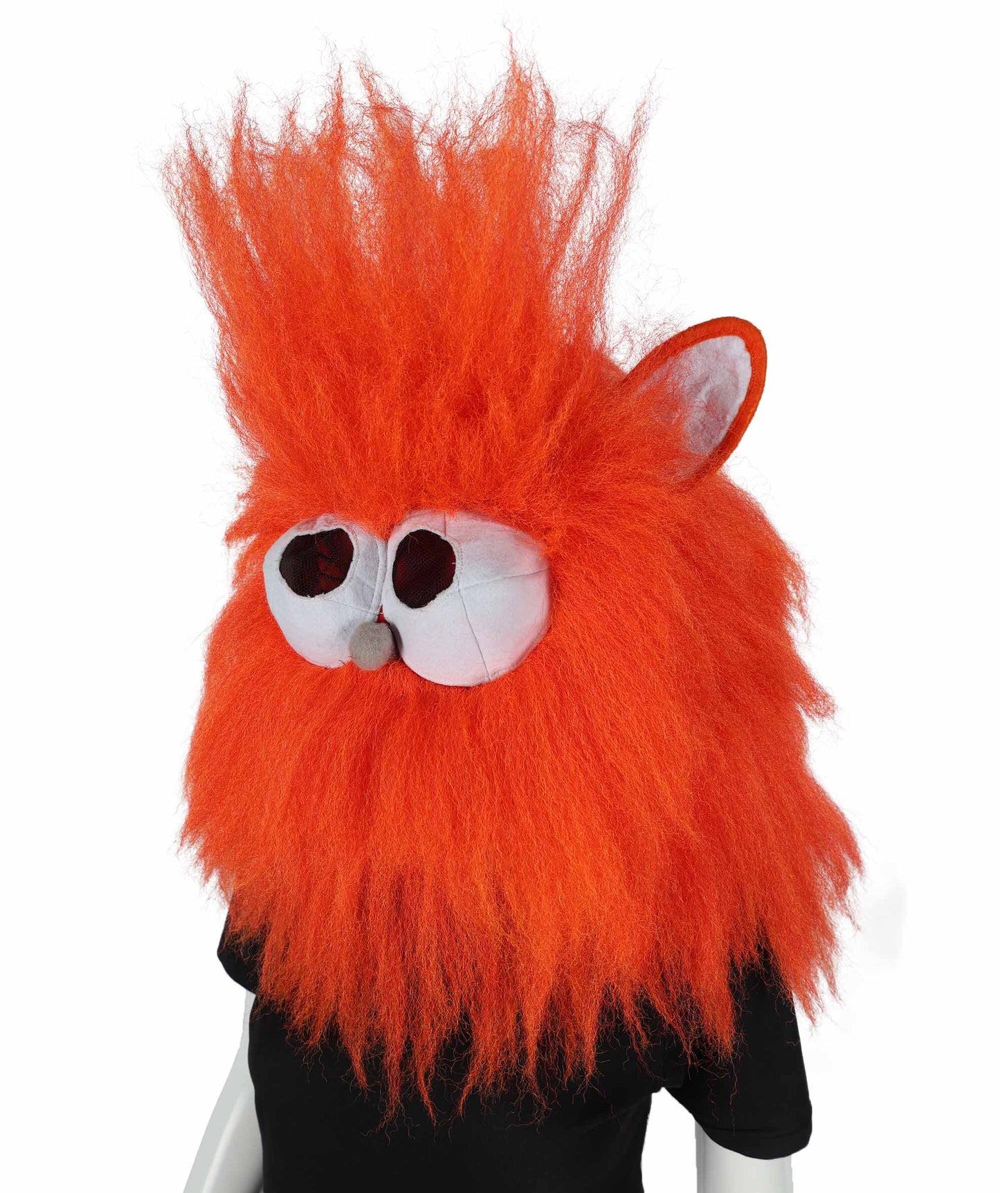HPO Unisex Furry 71 Inch Fiery Multiple Furry Monster Costume Set with Head Mask | Perfect for Halloween| Flame-retardant Synthetic Fabric