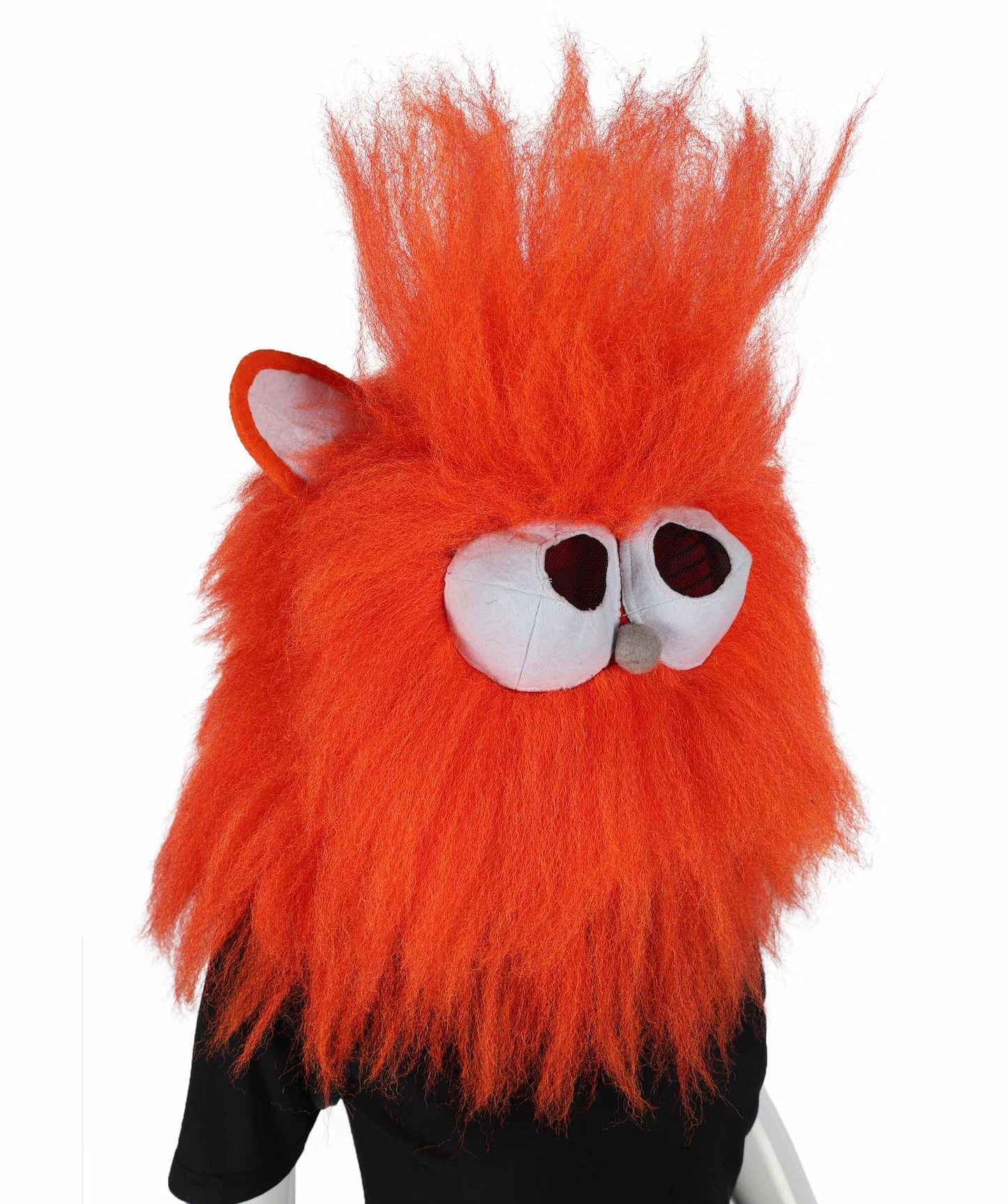 HPO Unisex Furry 71 Inch Fiery Multiple Furry Monster Costume Set with Head Mask | Perfect for Halloween| Flame-retardant Synthetic Fabric