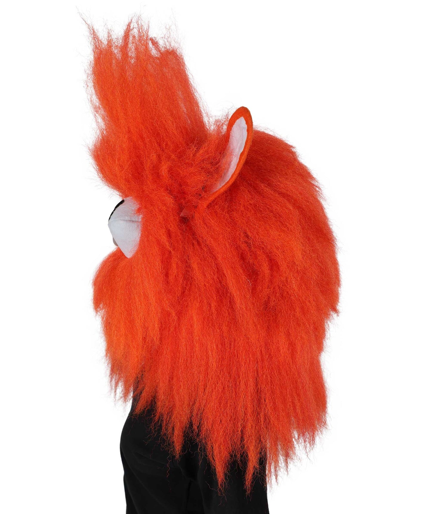 HPO Unisex Furry 71 Inch Fiery Multiple Furry Monster Costume Set with Head Mask | Perfect for Halloween| Flame-retardant Synthetic Fabric