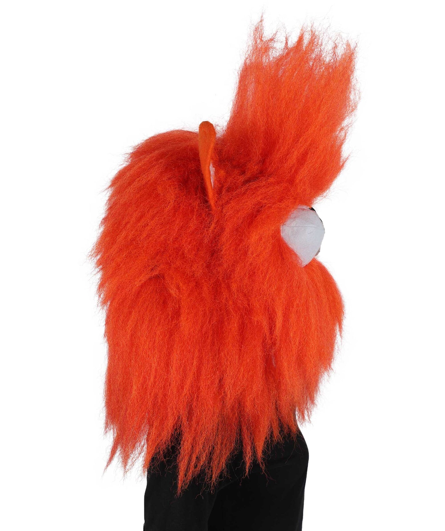 HPO Unisex Furry 71 Inch Fiery Multiple Furry Monster Costume Set with Head Mask | Perfect for Halloween| Flame-retardant Synthetic Fabric