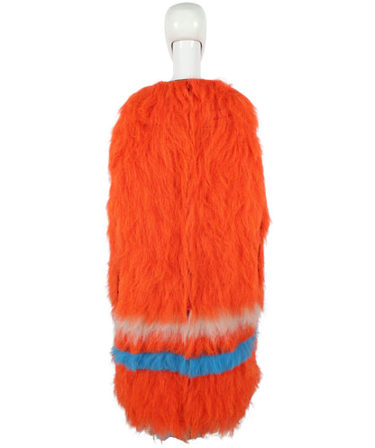 HPO Unisex Furry 71 Inch Fiery Multiple Furry Monster Costume Set with Head Mask | Perfect for Halloween| Flame-retardant Synthetic Fabric