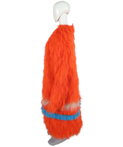 HPO Unisex Furry 71 Inch Fiery Multiple Furry Monster Costume Set with Head Mask | Perfect for Halloween| Flame-retardant Synthetic Fabric