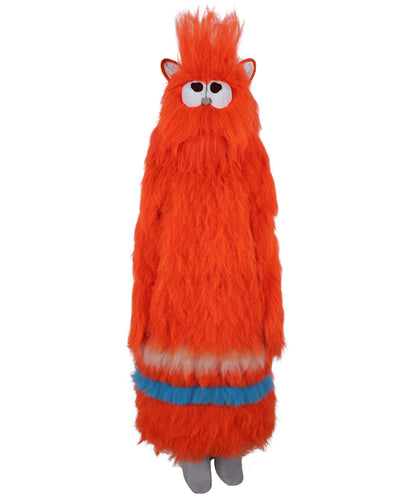 HPO Unisex Furry 71 Inch Fiery Multiple Furry Monster Costume Set with Head Mask | Perfect for Halloween| Flame-retardant Synthetic Fabric