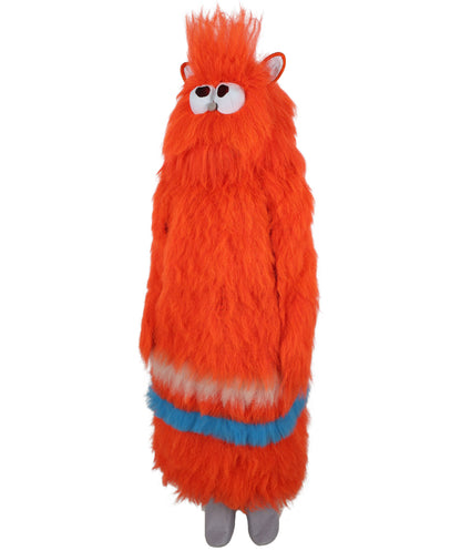 HPO Unisex Furry 71 Inch Fiery Multiple Furry Monster Costume Set with Head Mask | Perfect for Halloween| Flame-retardant Synthetic Fabric