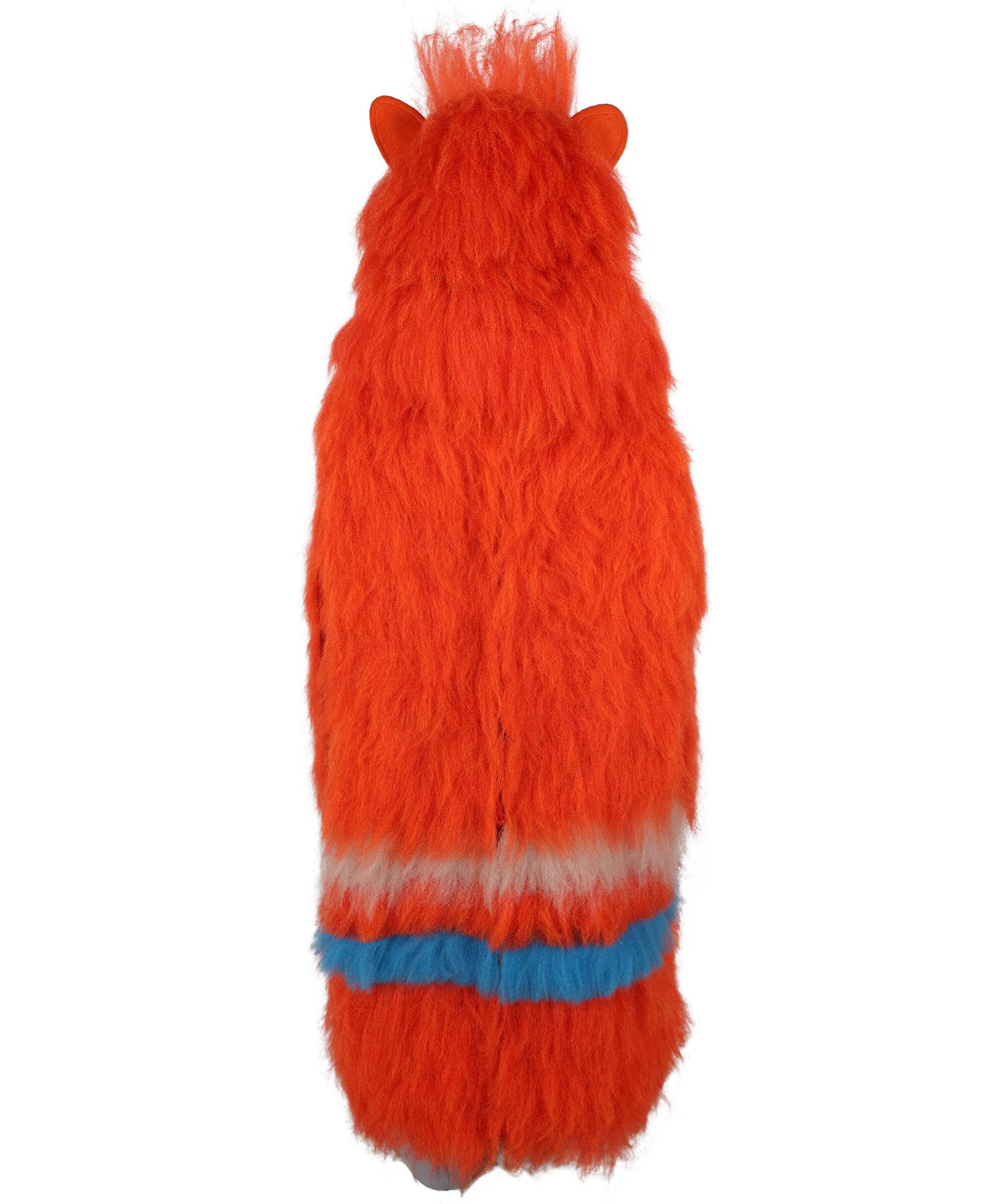 HPO Unisex Furry 71 Inch Fiery Multiple Furry Monster Costume Set with Head Mask | Perfect for Halloween| Flame-retardant Synthetic Fabric