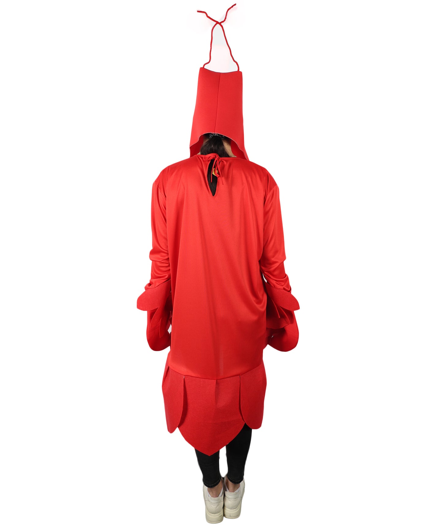 HPO Adult Unisex's Sea Creature Red Lobster Costume| Suitable for Halloween | Flame-retardant Synthetic Fabric