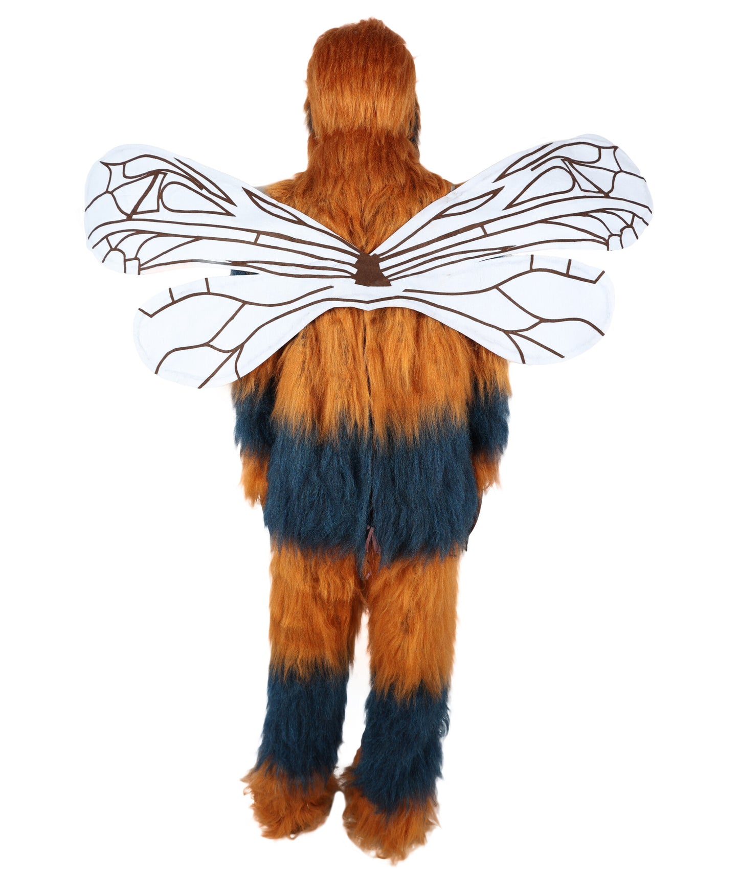 HPO Adult Unisex Furry Mascot Bee Costume, Mask and Bundle | suitable for Halloween| Flame-retardant Synthetic Fabric