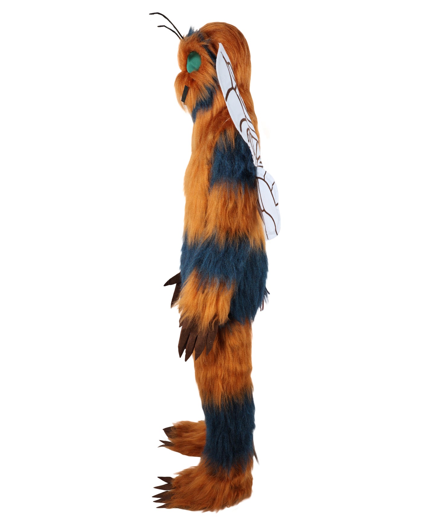 HPO Adult Unisex Furry Mascot Bee Costume, Mask and Bundle | suitable for Halloween| Flame-retardant Synthetic Fabric