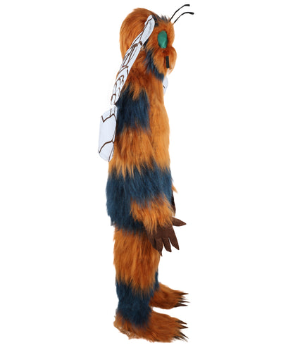 HPO Adult Unisex Furry Mascot Bee Costume, Mask and Bundle | suitable for Halloween| Flame-retardant Synthetic Fabric