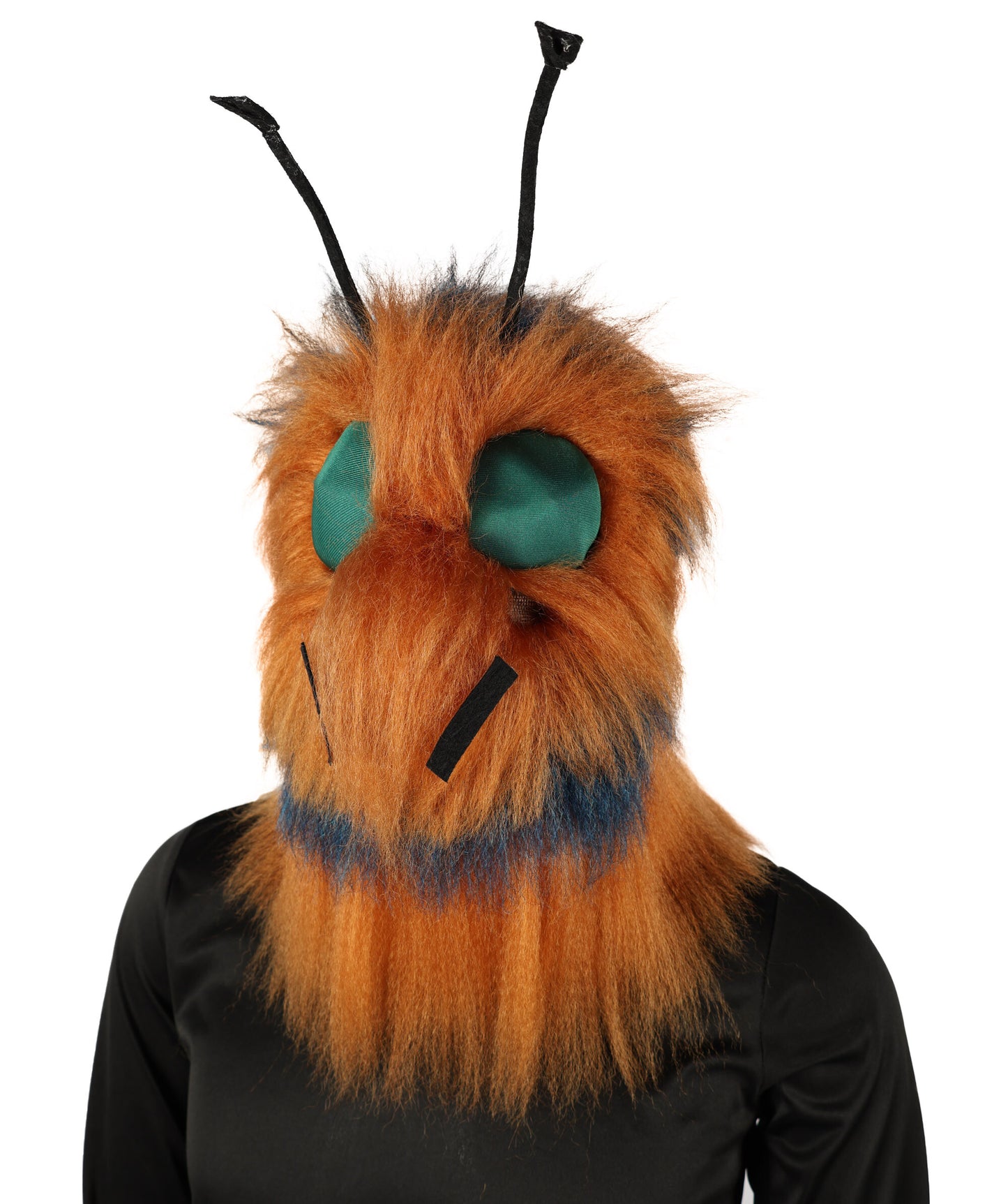 HPO Adult Unisex Furry Mascot Bee Costume, Mask and Bundle | suitable for Halloween| Flame-retardant Synthetic Fabric