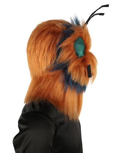 HPO Adult Unisex Furry Mascot Bee Costume, Mask and Bundle | suitable for Halloween| Flame-retardant Synthetic Fabric