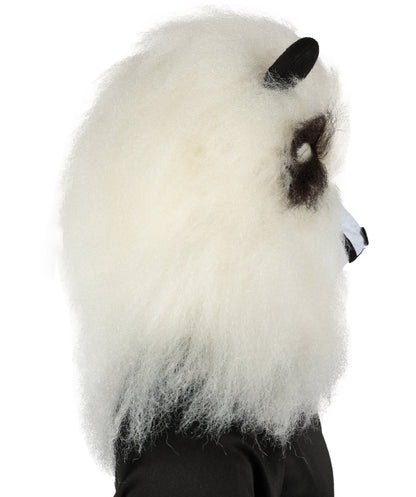 HPO Adult Furry Animated Character Multiple Panda Costume, Bundle & Mask Perfect for Halloween, Flame-retardant Synthetic Fabric