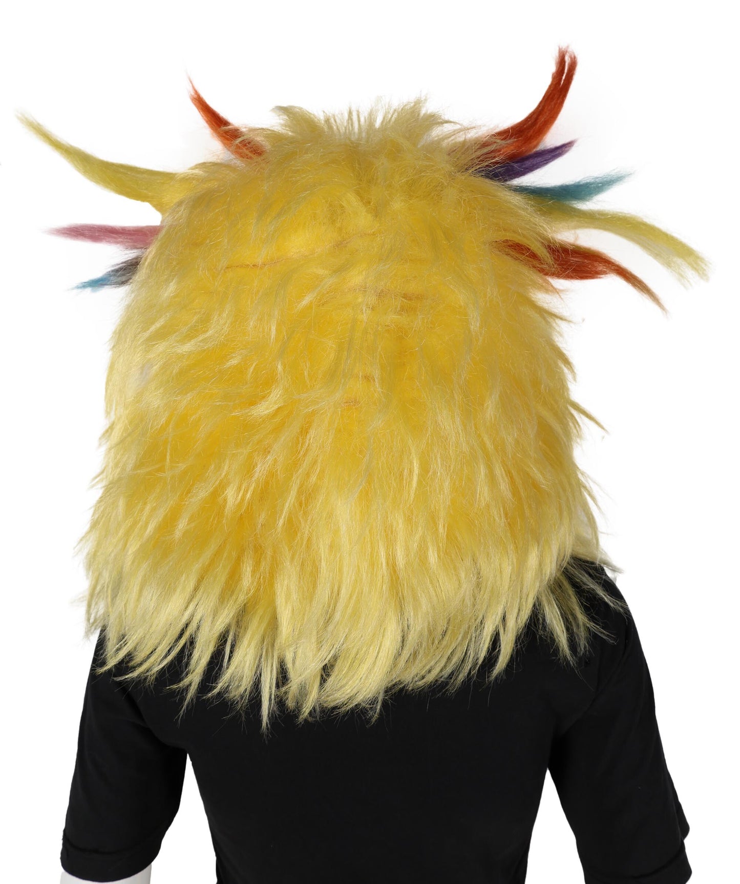 HPO Unisex Yellow Monster Mascot Costume, Mask and Bundle | Full Body Plush Furry Suit with Headpiece, Hands & Feet | Fun Cartoon Outfit for Halloween, Parades & Stage Performances