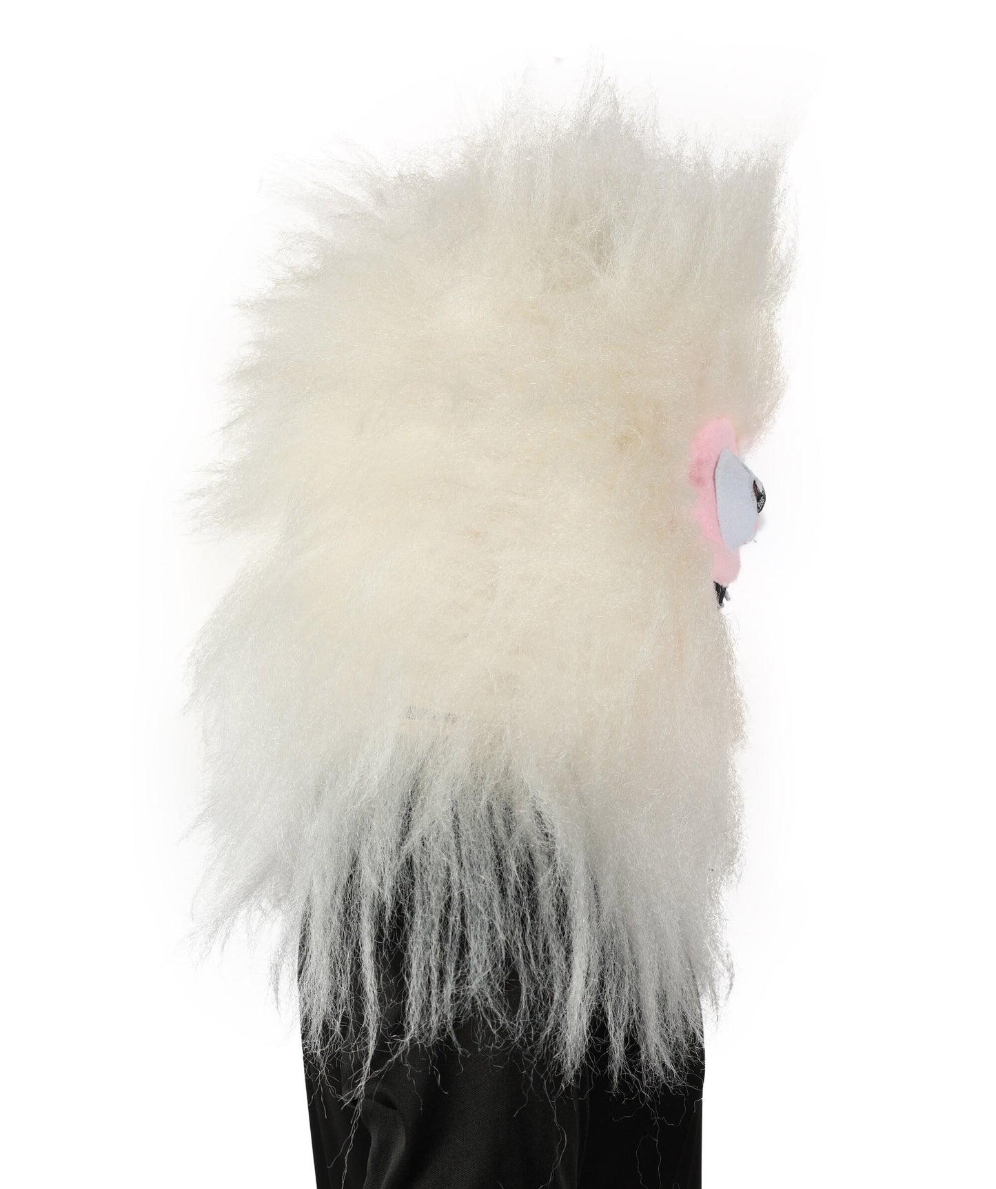 HPO Adult Fluffy Cyclops Yeti Monster Full Costume & Bundle Set with Head Mask | Perfect for Halloween| Flame-retardant Synthetic Fabric