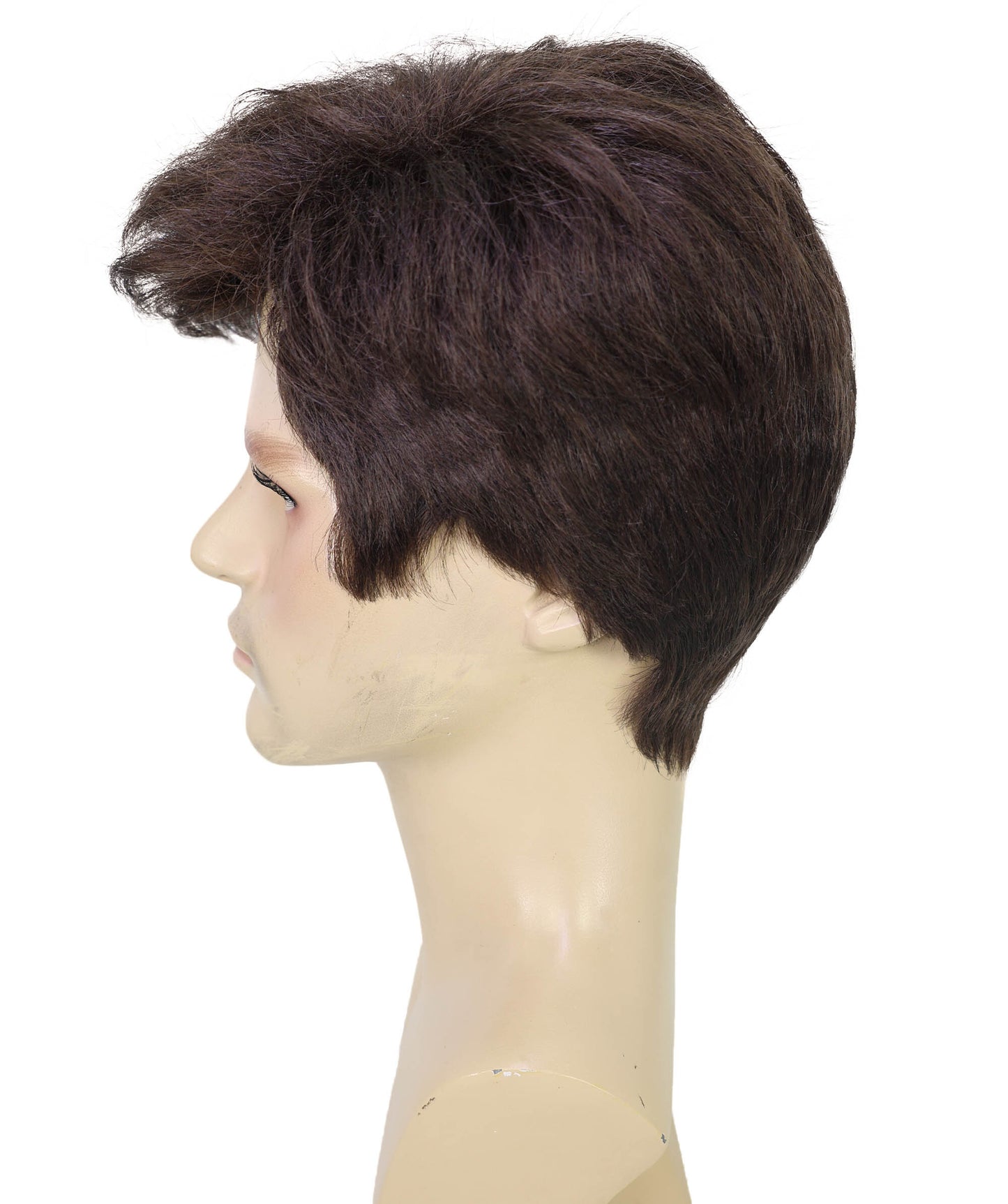 HPO Adult LL Instant Kit T-Shirt & LL Wig Combo Blue and Brown | Costume Kit for Cosplay Stage, Tournaments & Halloween | Comfortable Synthetic Materials