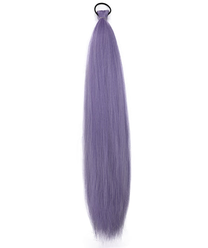 Women's Purple Fishtail hair extensions  | Long Synthetic Hairpiece with Straight Style |Halloween Cosplay Parties & Stage