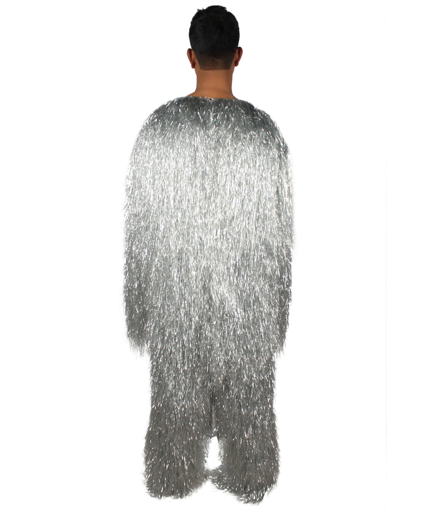 HPO Hairy Unisex Ape Mask and Bodysuit Costume Tinsel  | Multiple Colors