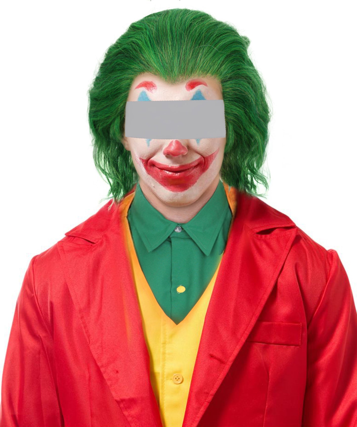 HPO | Sadistic Villian Lace Front Wig | Curly Green Fancy Lace Wig