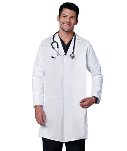HPO Men’s Doctor Costume | White Medical Lab Coat for Adults | Ideal for Cosplay, Halloween, Work Themes & Party Dress-Up