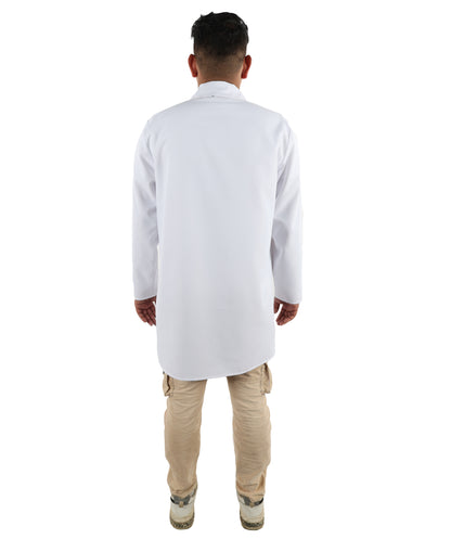 HPO Men’s Doctor Costume | White Medical Lab Coat for Adults | Ideal for Cosplay, Halloween, Work Themes & Party Dress-Up
