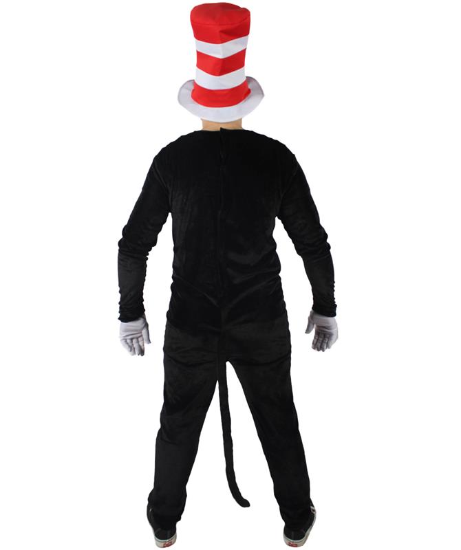 HPO  Men's Cat Hat Jumpsuit Costume