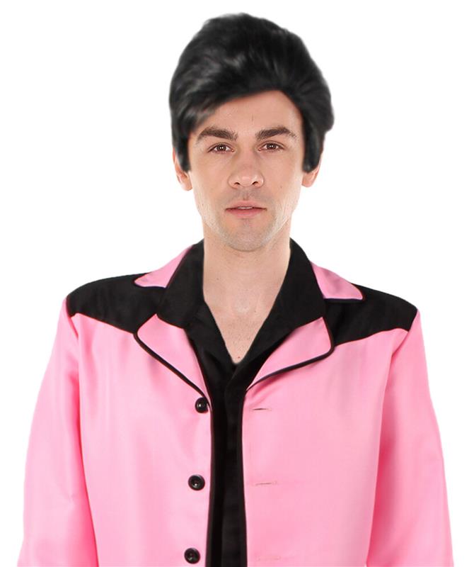 HPO Adult Men’s King of Rock and Roll Costume,Bundle Set with Wig | Perfect For Halloween and Cosplay Convention
