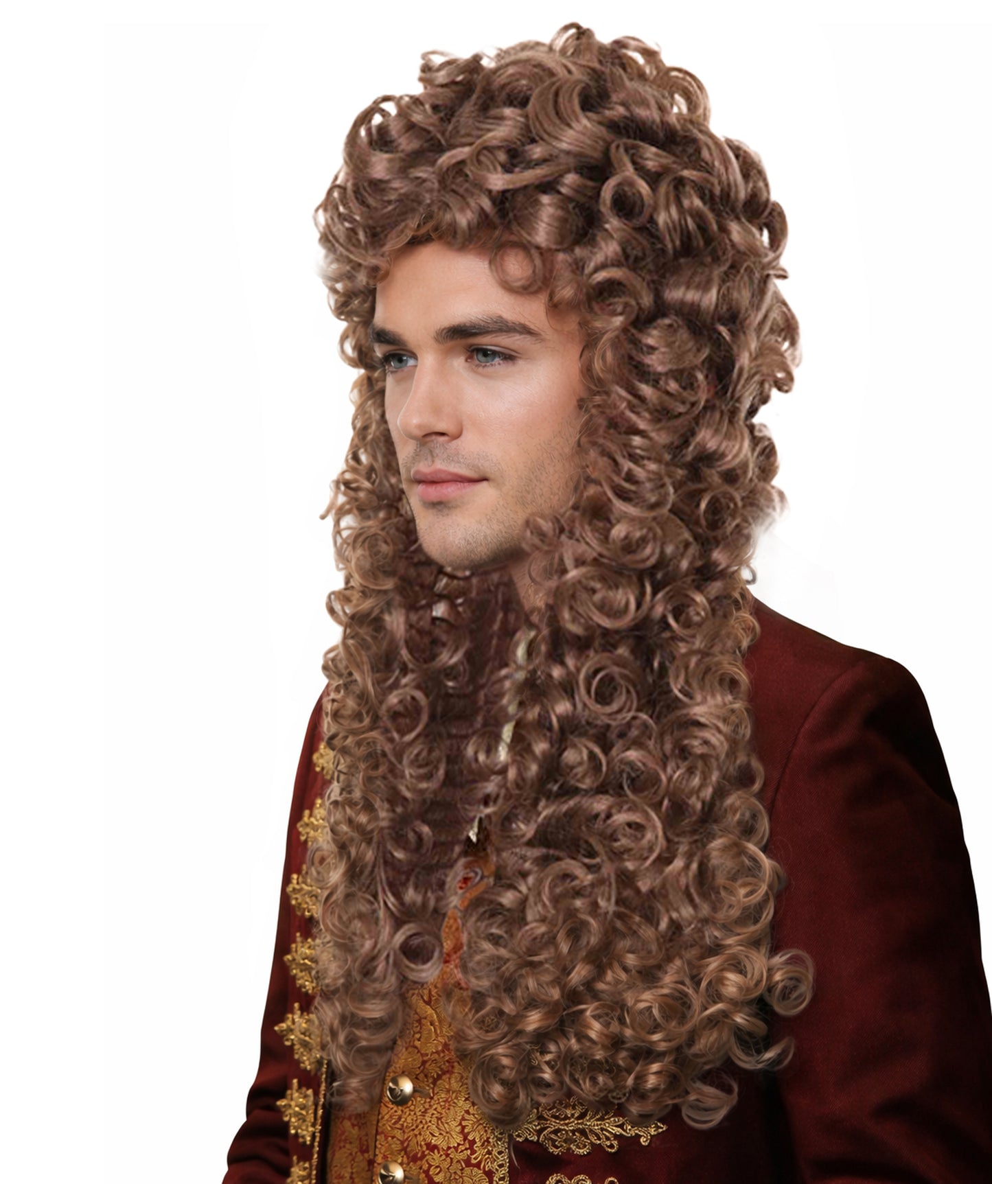 Nobleman Mens Wig | Multiple Color Halloween Wig | Premium Breathable Capless Cap