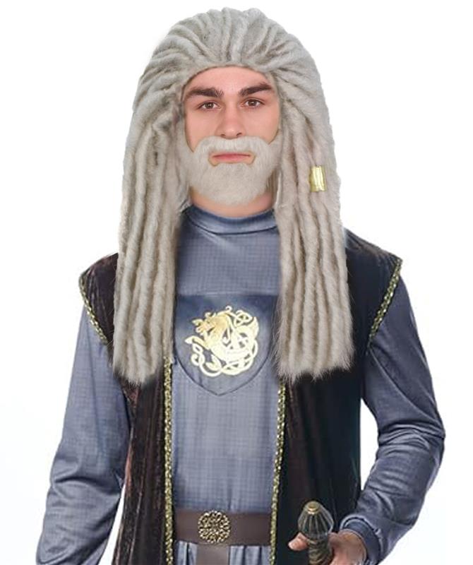 Men’s Fantasy TV Series Dragon House Multicolor Dreadlock Wig | Flame-retardant Synthetic Fiber