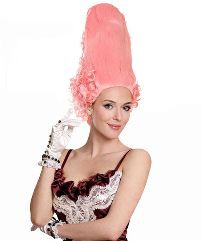 Rococo Royalty | Historical Era 17th 18th Century Updo Wig | Multiple Colors | Premium Halloween Wig