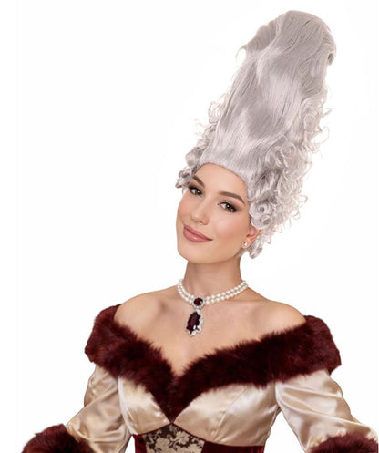 Rococo Royalty | Historical Era 17th 18th Century Updo Wig | Multiple Colors | Premium Halloween Wig