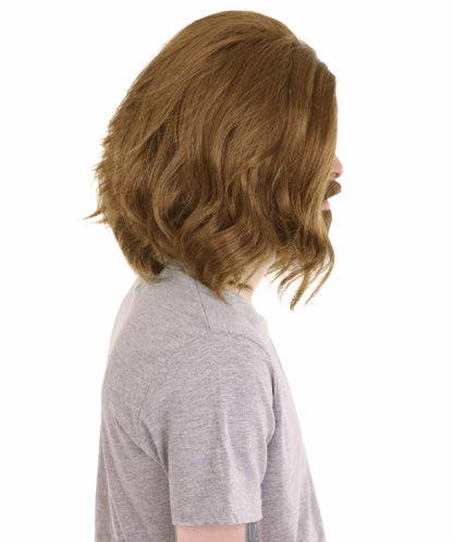 Superhero  Wig | Broen Gold Halloween Wig | Premium Breathable Capless Cap