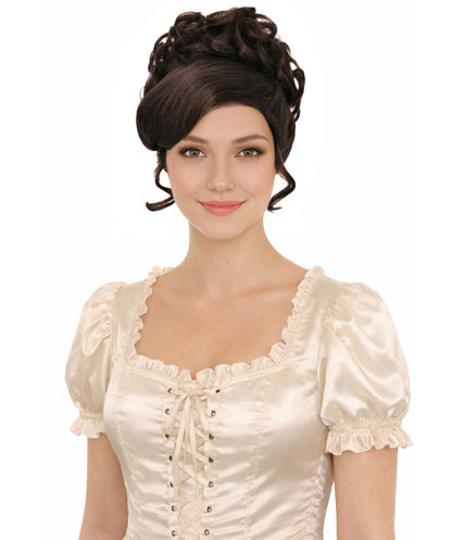 Women's American Rapper Curly Updo High Fashion Wig | Multi Color Options