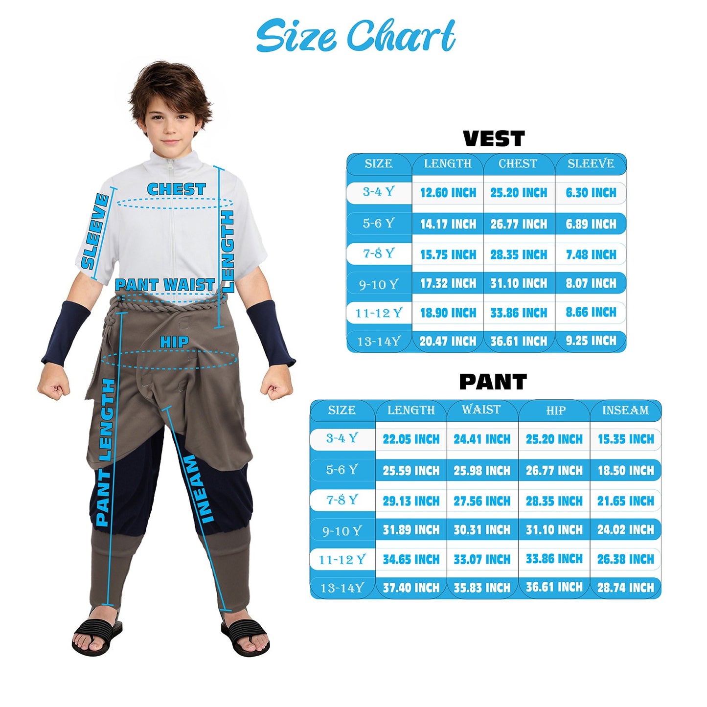 HPO Men's Ninja Warrior Outfit Costume | Soft Jersey Fabric Construction with Layered Tunic Pants and Arm Guards | Ideal for Cosplay, Halloween, Themed Party, and Anime Conventions