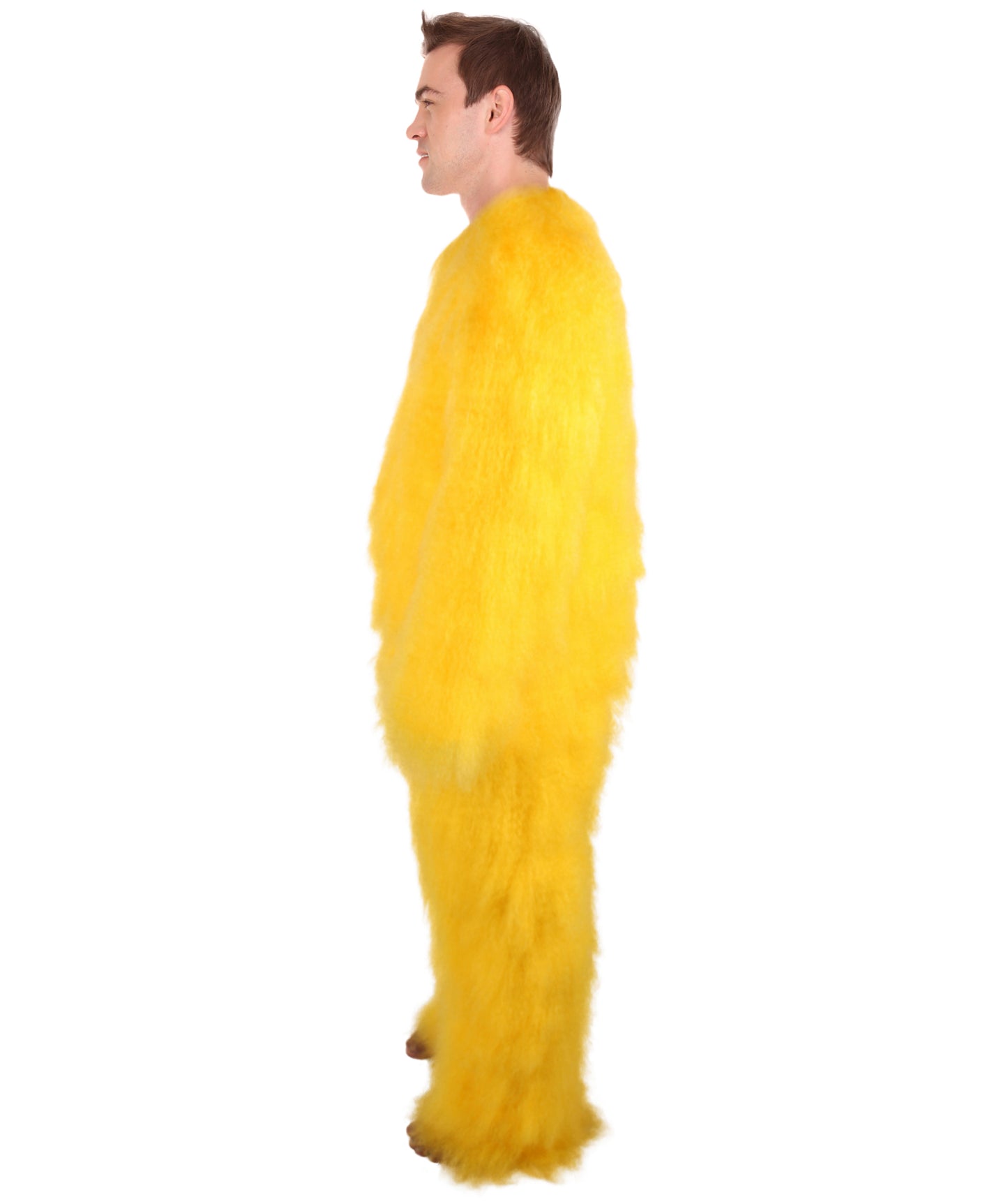 Unisex American Cartoon Character Yellow Mouse Costume | Perfect for Halloween | Flame-retardant Synthetic Fabric