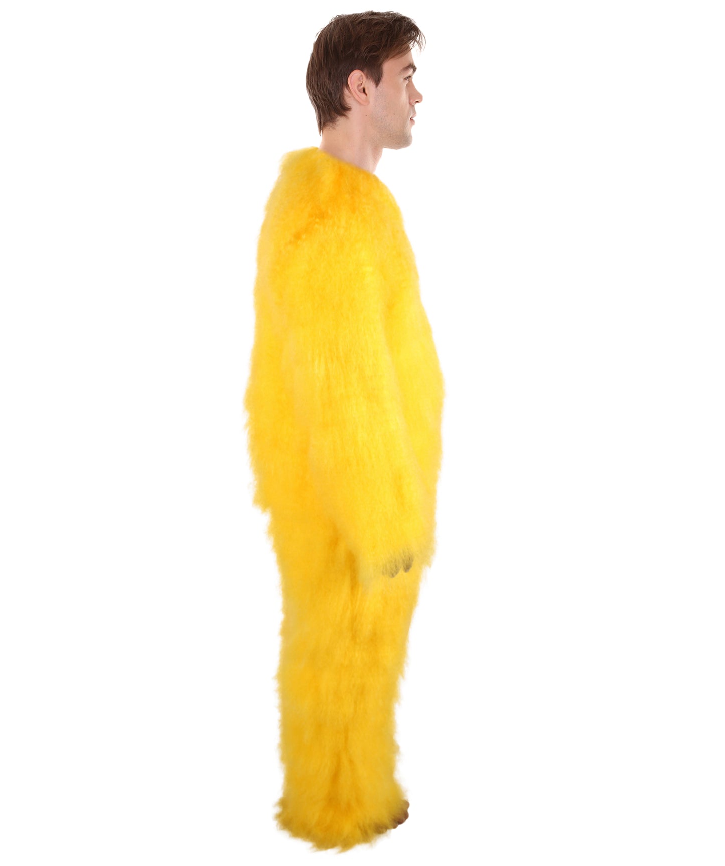 Unisex American Cartoon Character Yellow Mouse Costume | Perfect for Halloween | Flame-retardant Synthetic Fabric