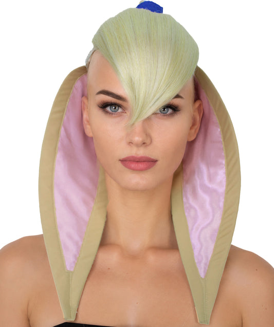 HPO Women's Bunny Vintage Cartoons Bangs and Ears , Synthetic Soft Fiber Hair , Perfect for your next Festival and Group Anime Party!
