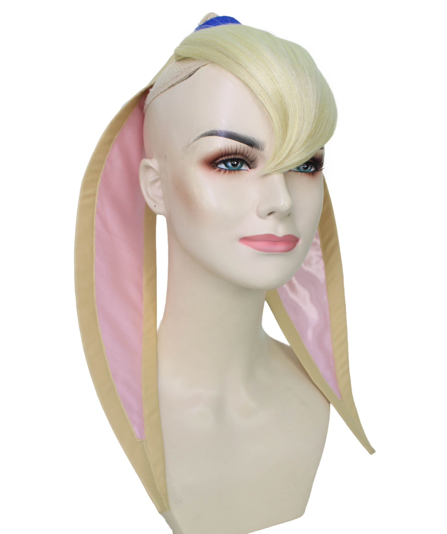 HPO Women's Bunny Vintage Cartoons Bangs and Ears , Synthetic Soft Fiber Hair , Perfect for your next Festival and Group Anime Party!