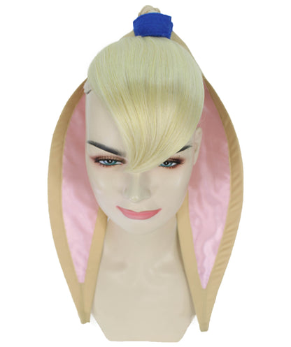 HPO Women's Bunny Vintage Cartoons Bangs and Ears , Synthetic Soft Fiber Hair , Perfect for your next Festival and Group Anime Party!