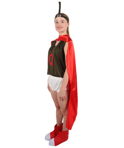 HPO Unisex's Cartoon Series Imaginary Alien Superhero Costume Set | Suitable for Halloween | Flame-retardant Synthetic Fabric