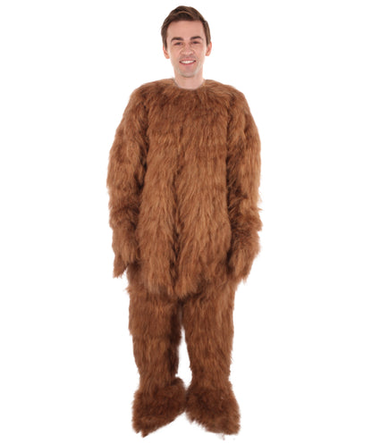 Unisex Brown Dog Jumpsuit Costume I Perfect For Halloween I Flame-retardant Synthetic Fiber