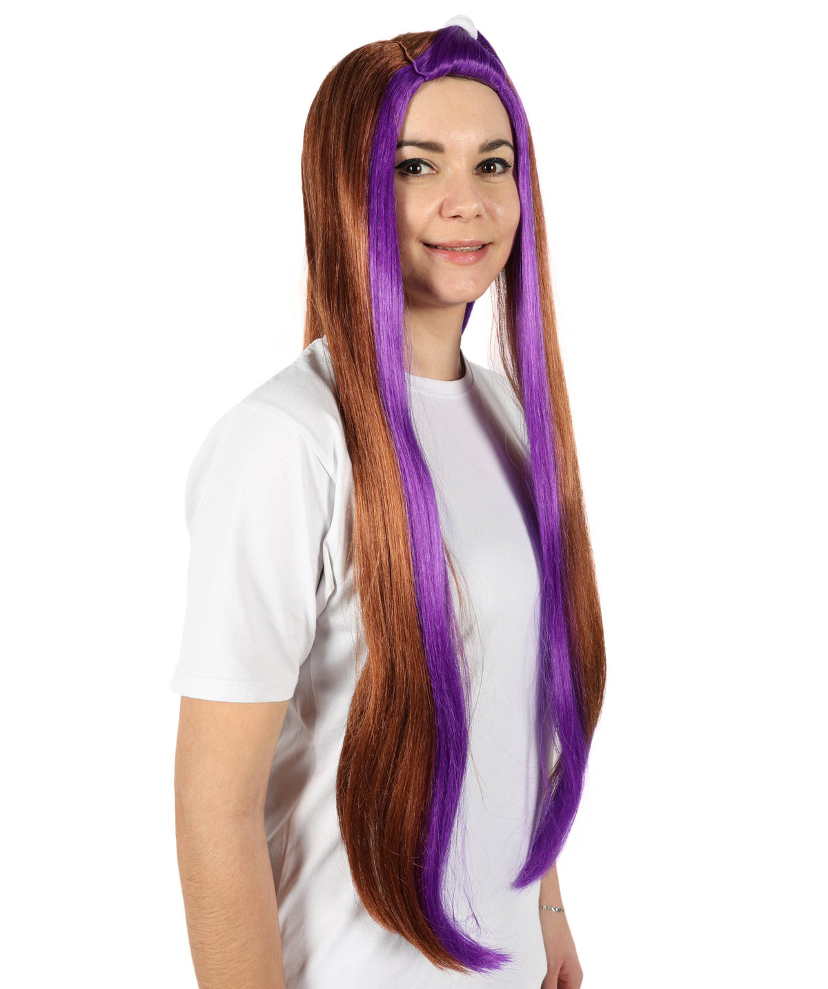 HPO Women's Fashion Doll Straight Multiple Wig | For Party and Halloween | Flame-retardant Synthetic Fiber | Premium Breathable Capless Cap |