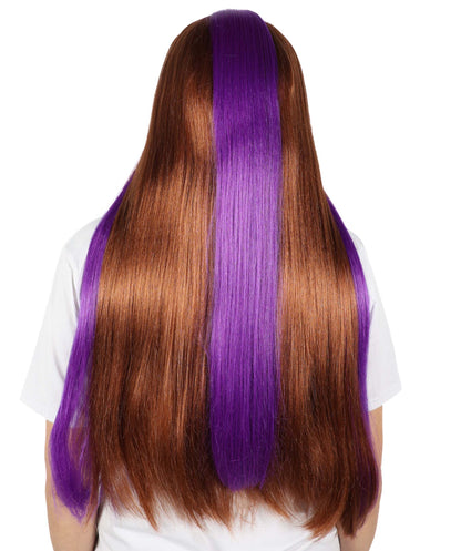 HPO Women's Fashion Doll Straight Multiple Wig | For Party and Halloween | Flame-retardant Synthetic Fiber | Premium Breathable Capless Cap |
