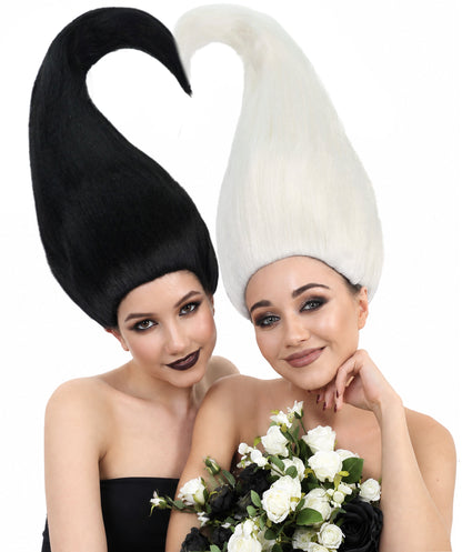 HPO Women Twin Troll Style Wig | Multicolor Wig | Premium Breathable Capless Cap