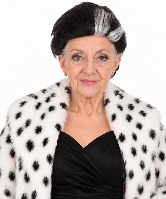 Movie Womens Animation Fancy Wig | Grandmother TV/Movie Wigs | Premium Breathable Capless Cap
