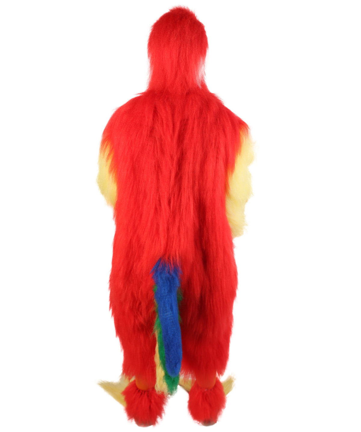 HPO Unisex Furry Colorful Tucan Fur Suit Costume With Face Mask