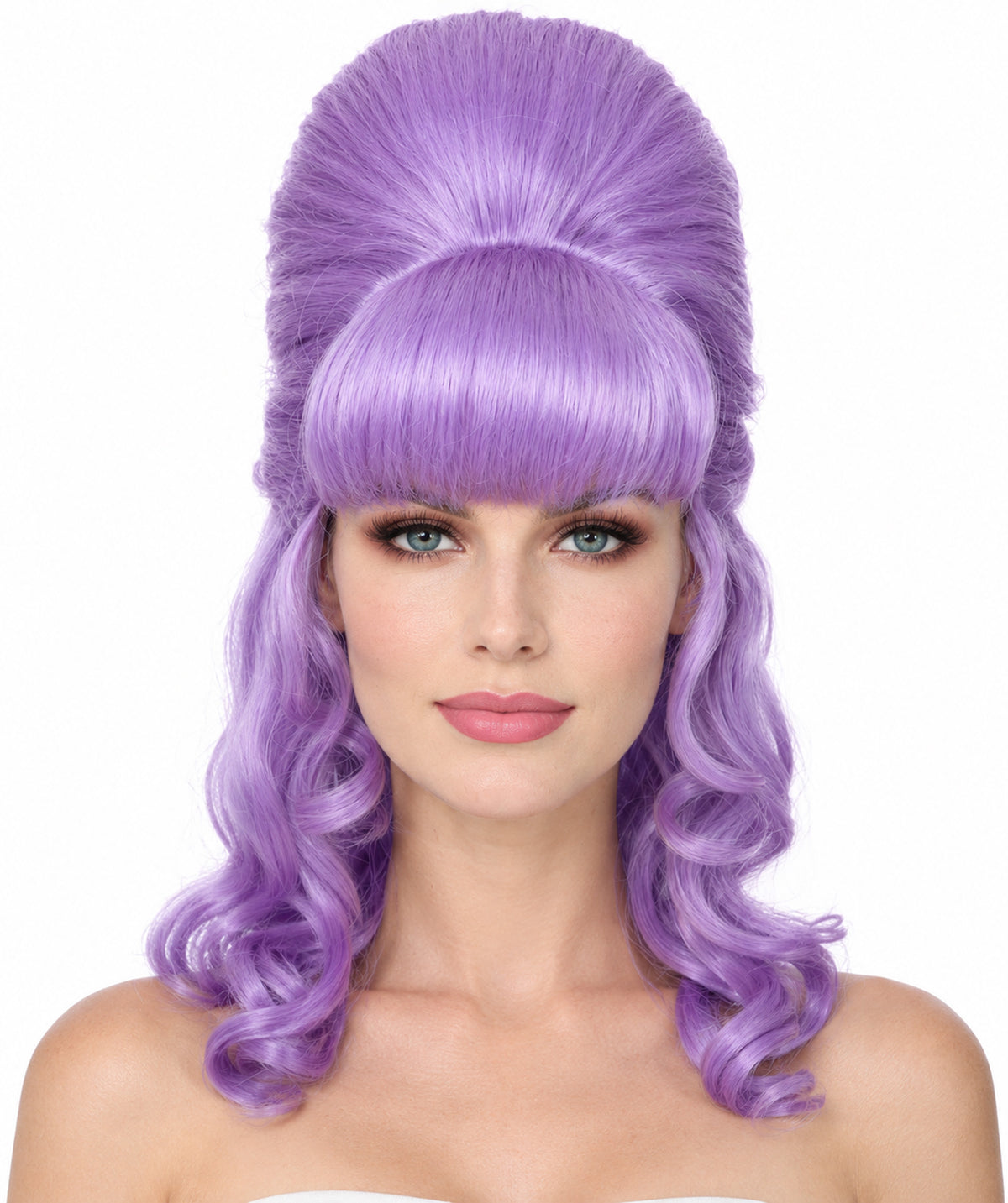 HPO Women's Class 60's Brown Half Updo Wig with Ponytail | Halloween  Wig | Flame-retardant Synthetic Fiber