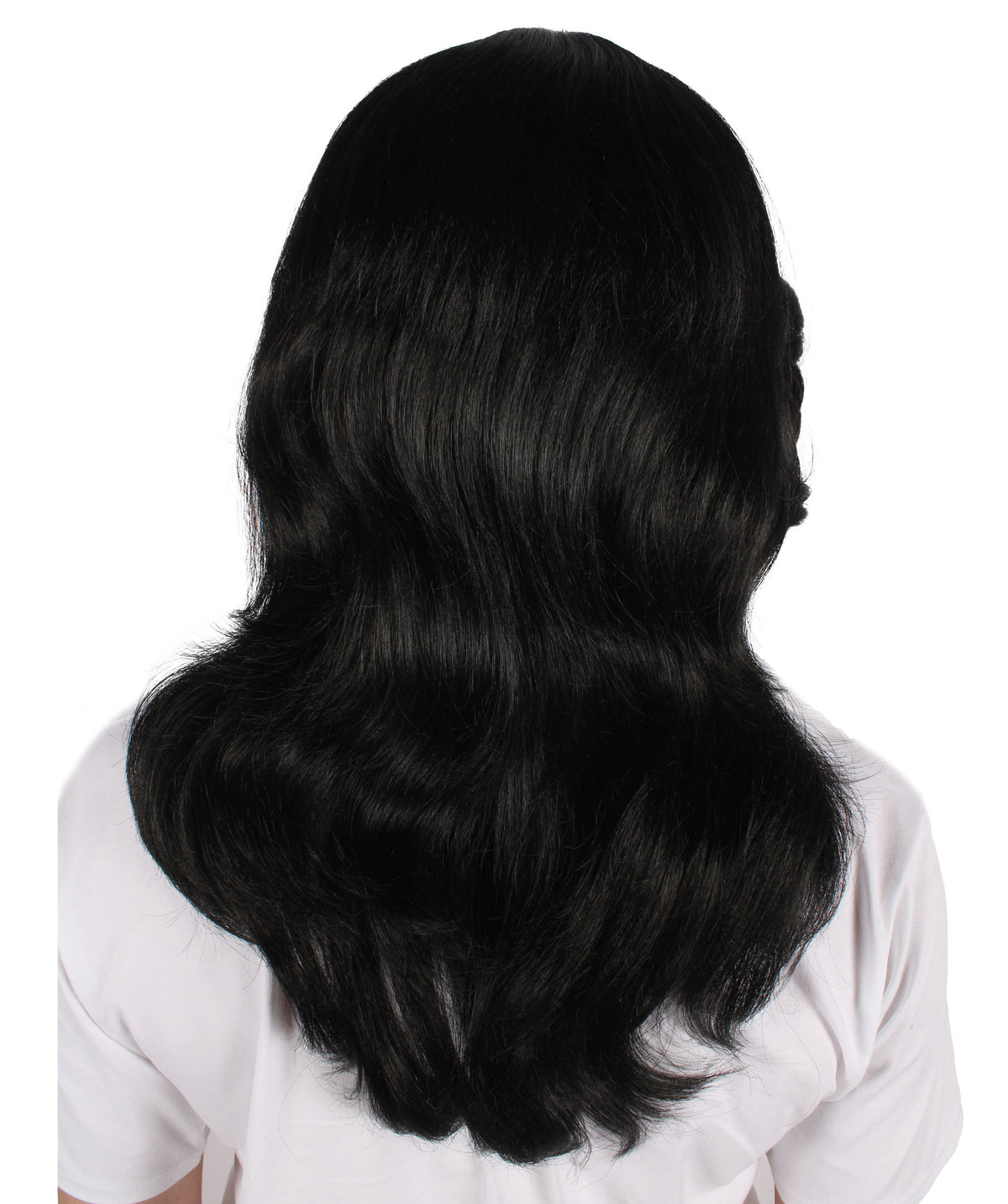 HPO Women's 70's Flick Multiple Color Retro Wig, Flame-retardant Synthetic Fiber