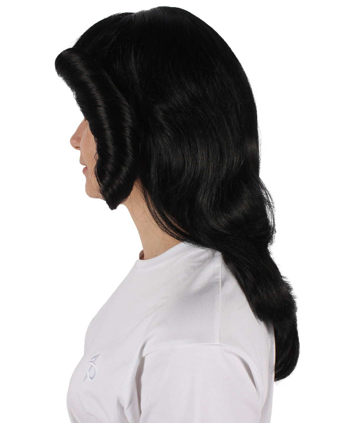 HPO Women's 70's Flick Multiple Color Retro Wig, Flame-retardant Synthetic Fiber