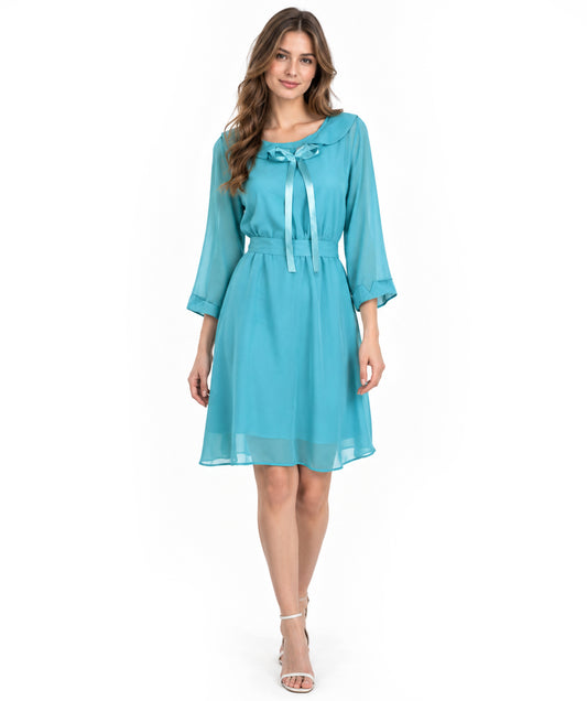 HPO Women's Home Costume, Blue Color Fancy Costume, Flame-retardant Synthetic Material Multiple Size